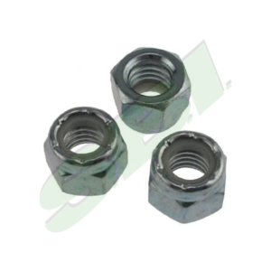 LOCKNUT 3/8-16 NYLN INSRT, ZINC PLAT,25