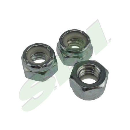 LOCKNUT 5/16-18 NYL INSRT, ZINC PLAT , 25