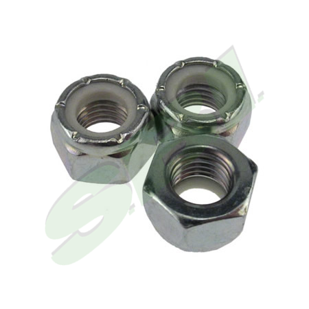 LOCKNUT 5/16-24 NYL INSRT, ZINC PLAT , 25