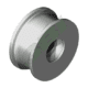 LOWER BALL WHEEL GUIDE ROLLER - SOLID HUB (UHMW WITH BEARING & HARDWARE)